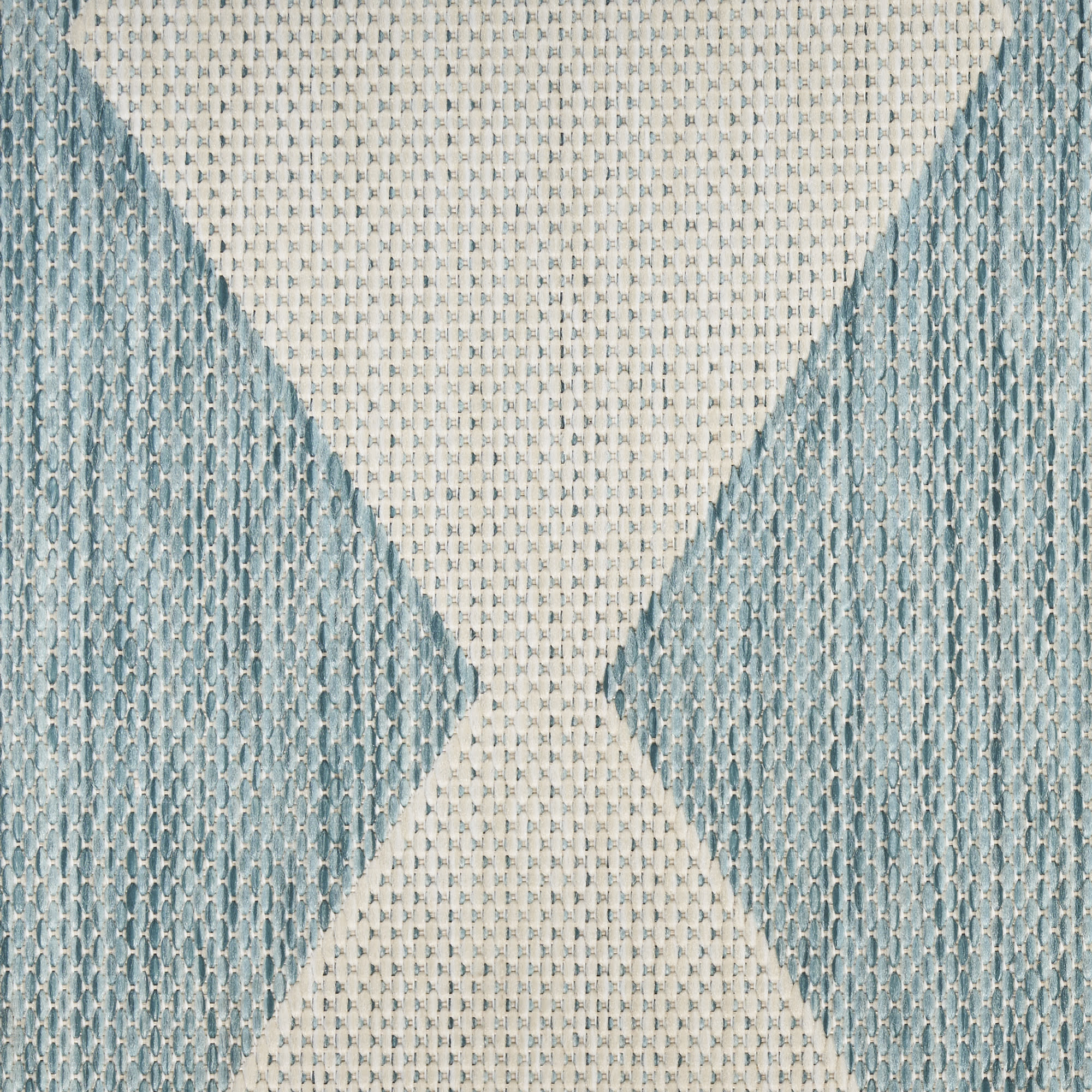 Nourison Positano 8' x Round Aqua Modern Rug