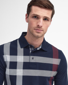 Blaine Tartan Long-Sleeved Polo Shirt 