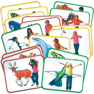 Body Poetry: Animal Action Cards, Pack of 16