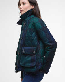 Giacca trapuntata Loudon in tartan 