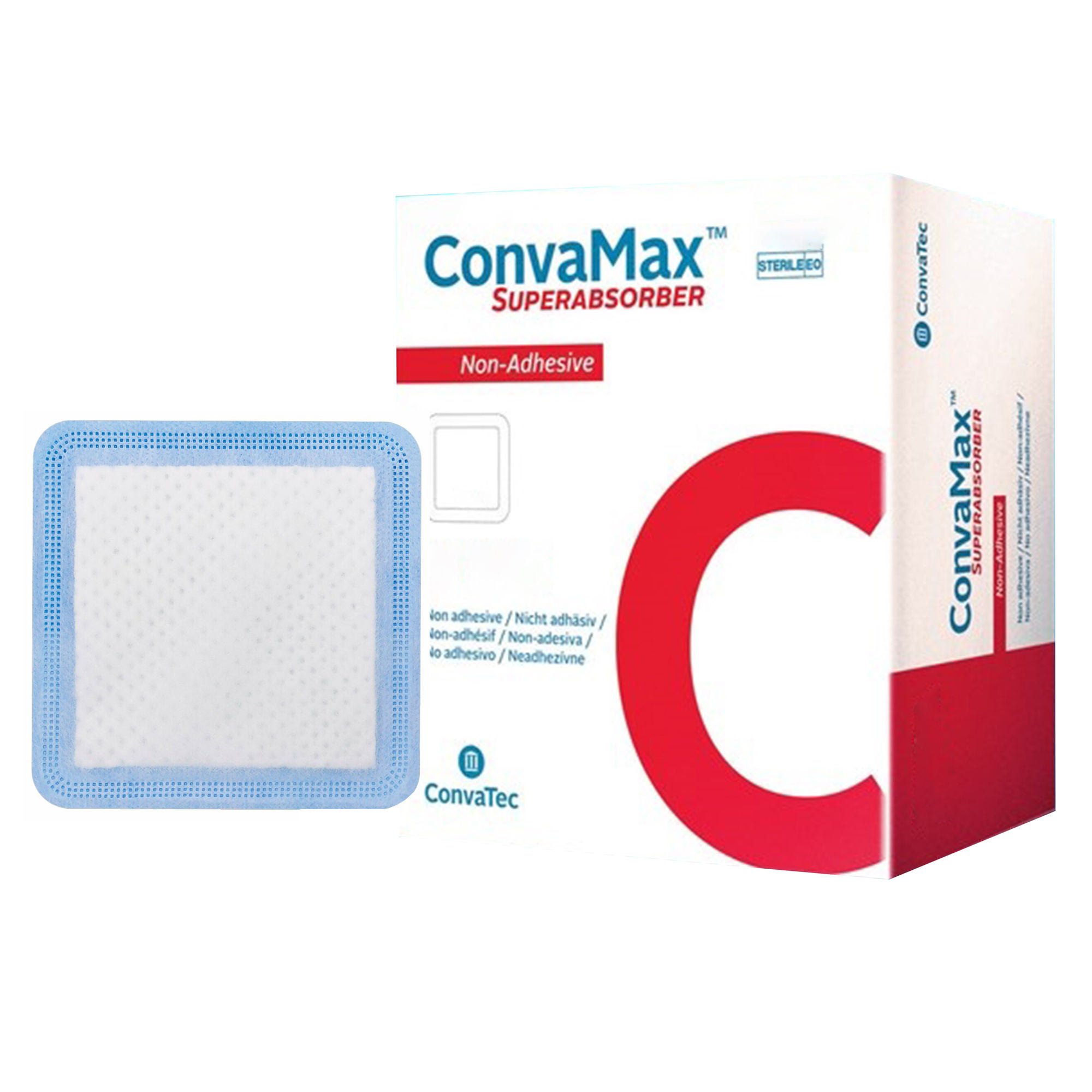 ConvaTec DRESSING, WOUND CONVAMAX SUPERABSRB N/ADH 6"X6" (10/BX)