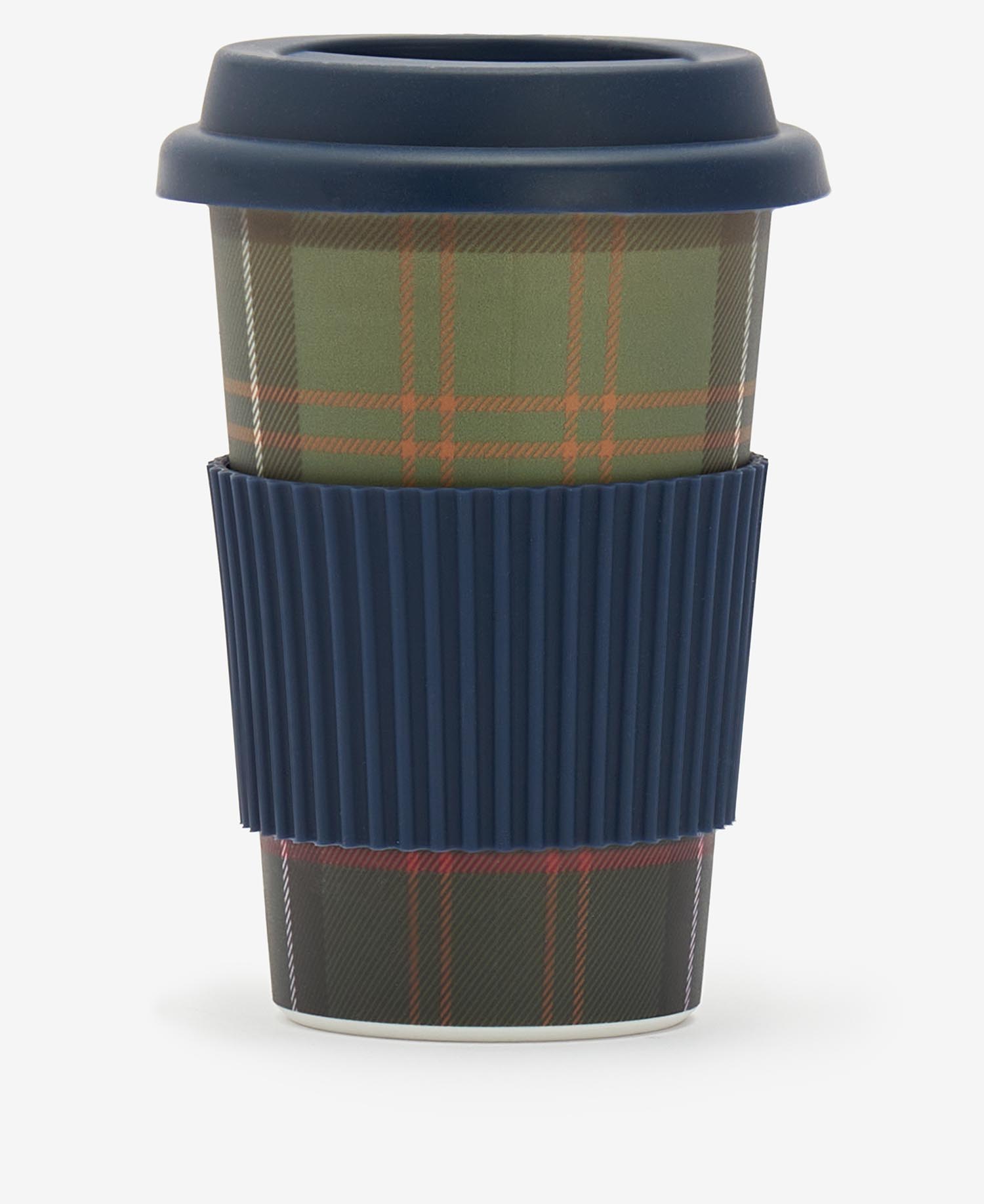 Reusable Tartan Travel Mug image number 1