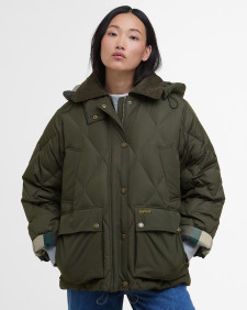 Yasmin Down Puffer Jacket Olive