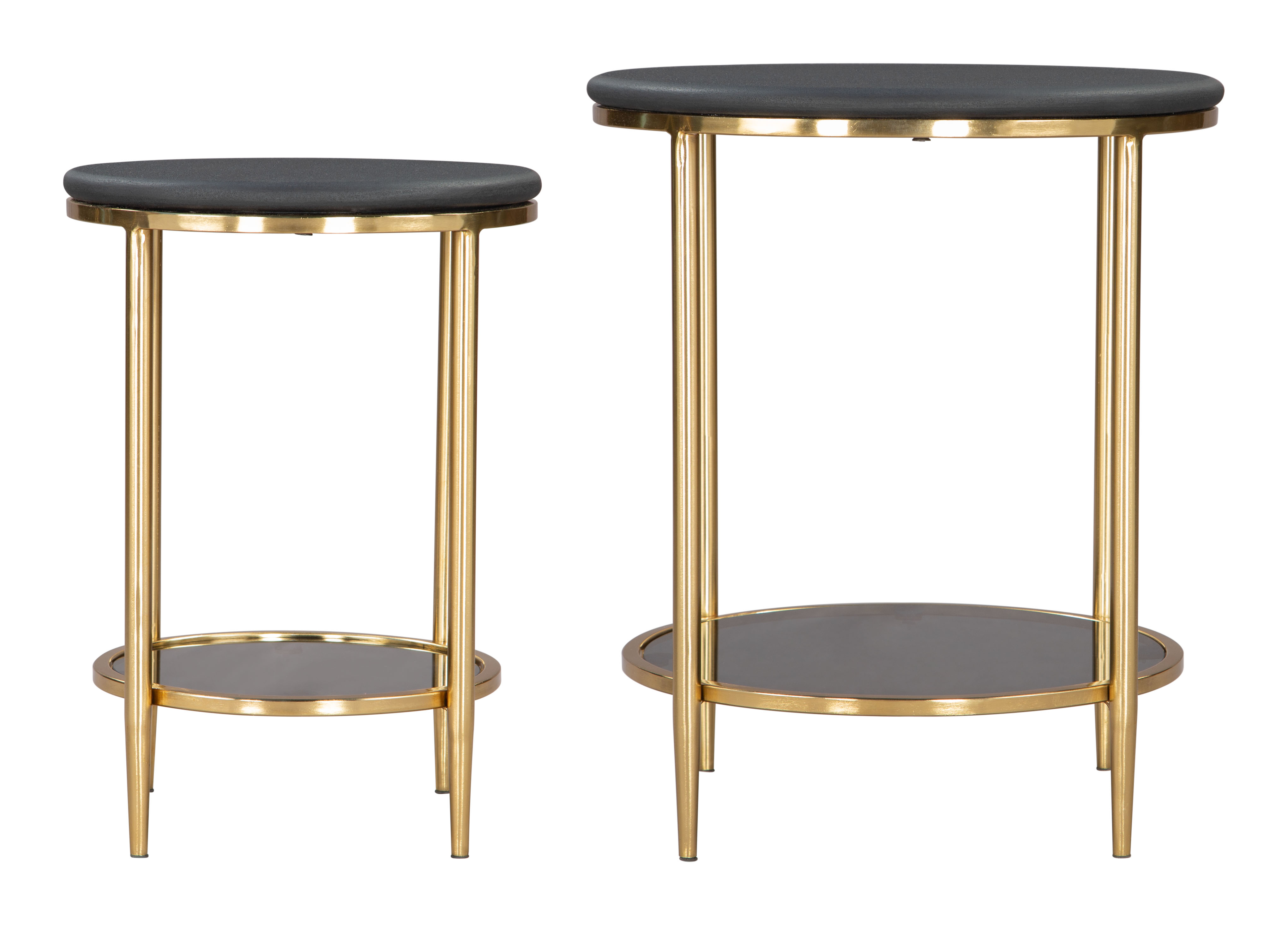 Koper Coffee Table Set (2-Piece) Black product image