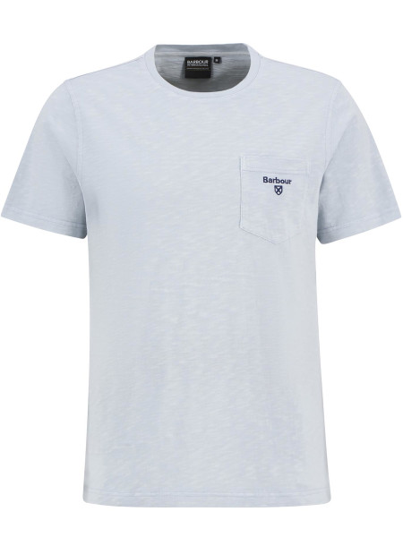 T-shirt con taschino tinta con pigmenti T-shirt con taschino tinta con pigmenti
