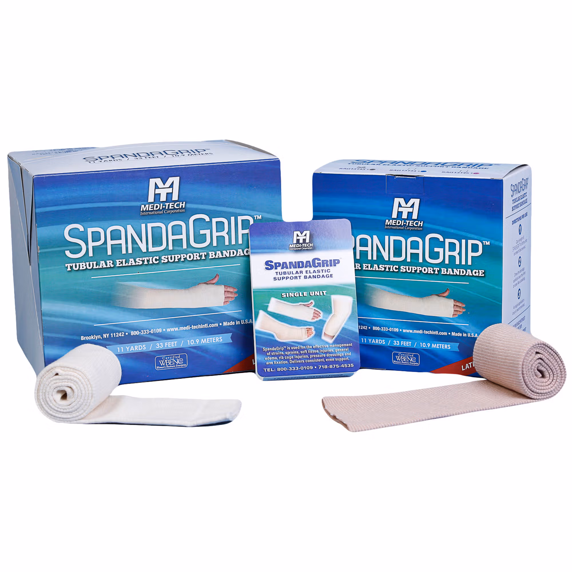 SpandaGrip™ Elastic Tubular Support Bandage, 4-1/2 Inch x 11 Yard
