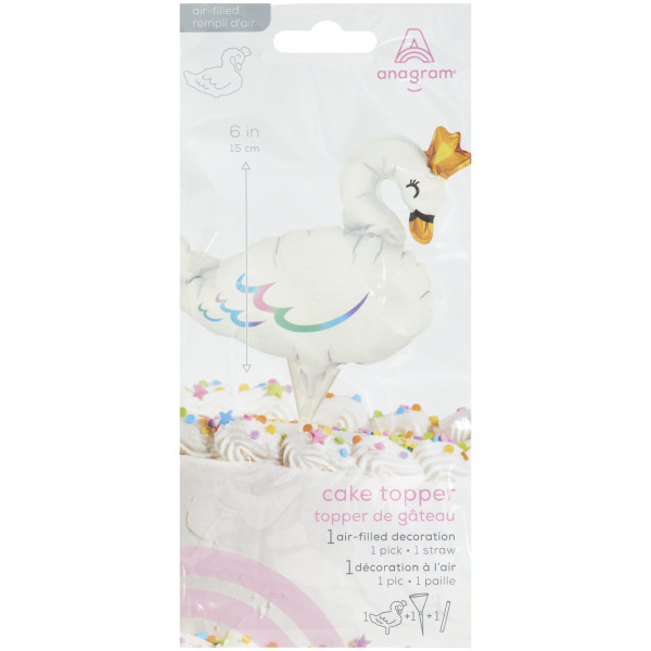Inflatable Princess Swan Anagram® Cake Pic