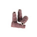 Standard Abrasives™ Aluminum Oxide Cartridge Roll, 702229, CR-FT, 120, 3/8 in x 1 in x 1/8 in, Full Tapered, 100 ea/Case