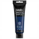 Liquitex BASICS Acrylic Paint 118 mL Tube Phthalocyanine Blue
