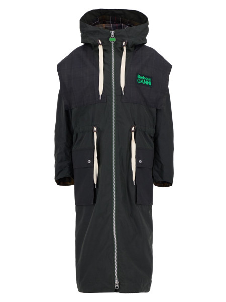 Barbour x GANNI Waxed Parka Jacket Barbour x GANNI Waxed Parka Jacket