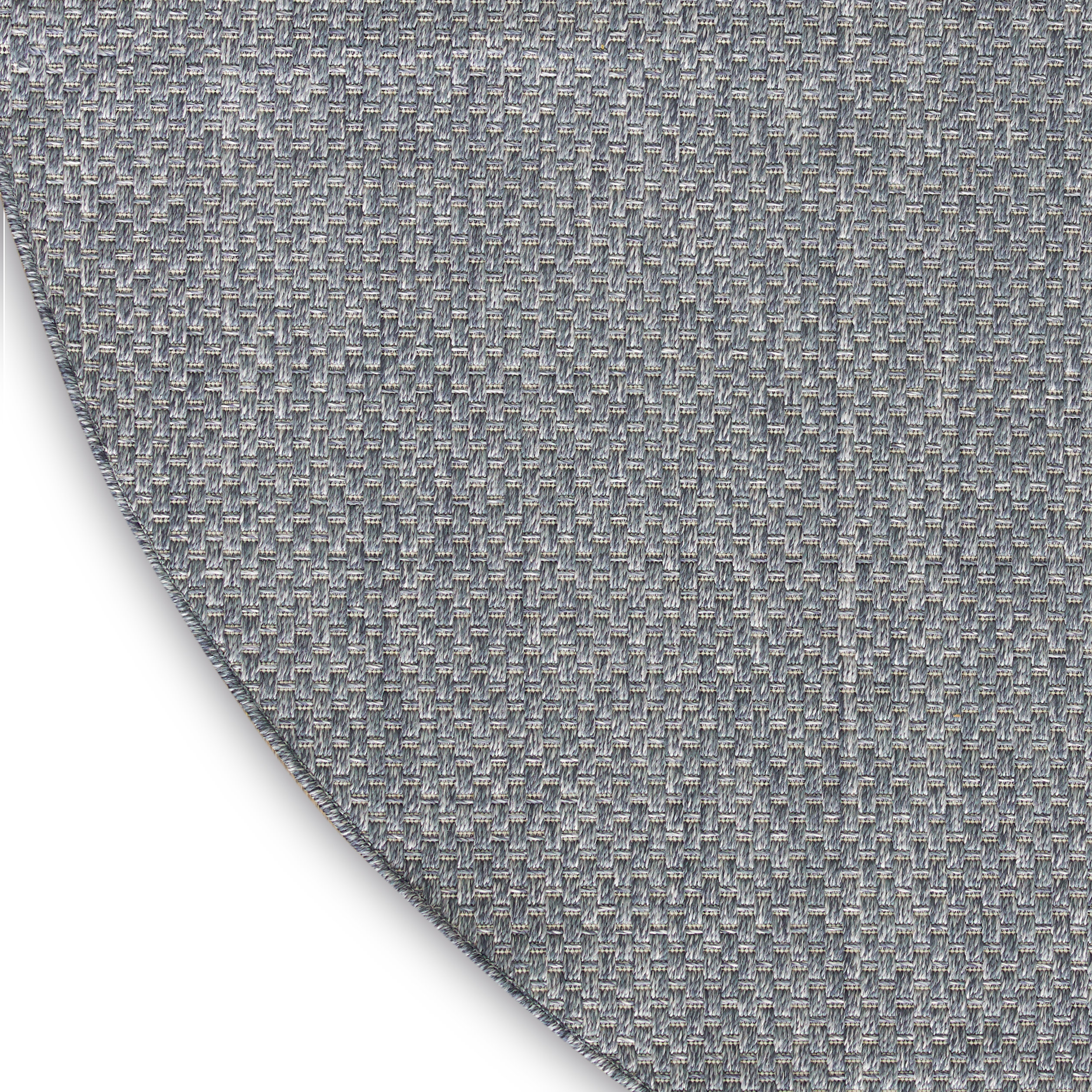 Nourison Tulum 8' x Round Denim Outdoor Rug