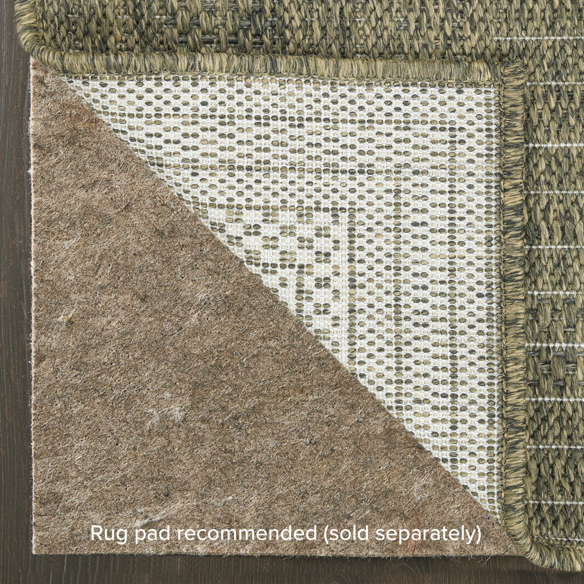 Nourison Tulum 9' x 12' Olive Outdoor Rug