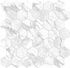 Amica Statuario 2″ Hexagon Mosaic Honed