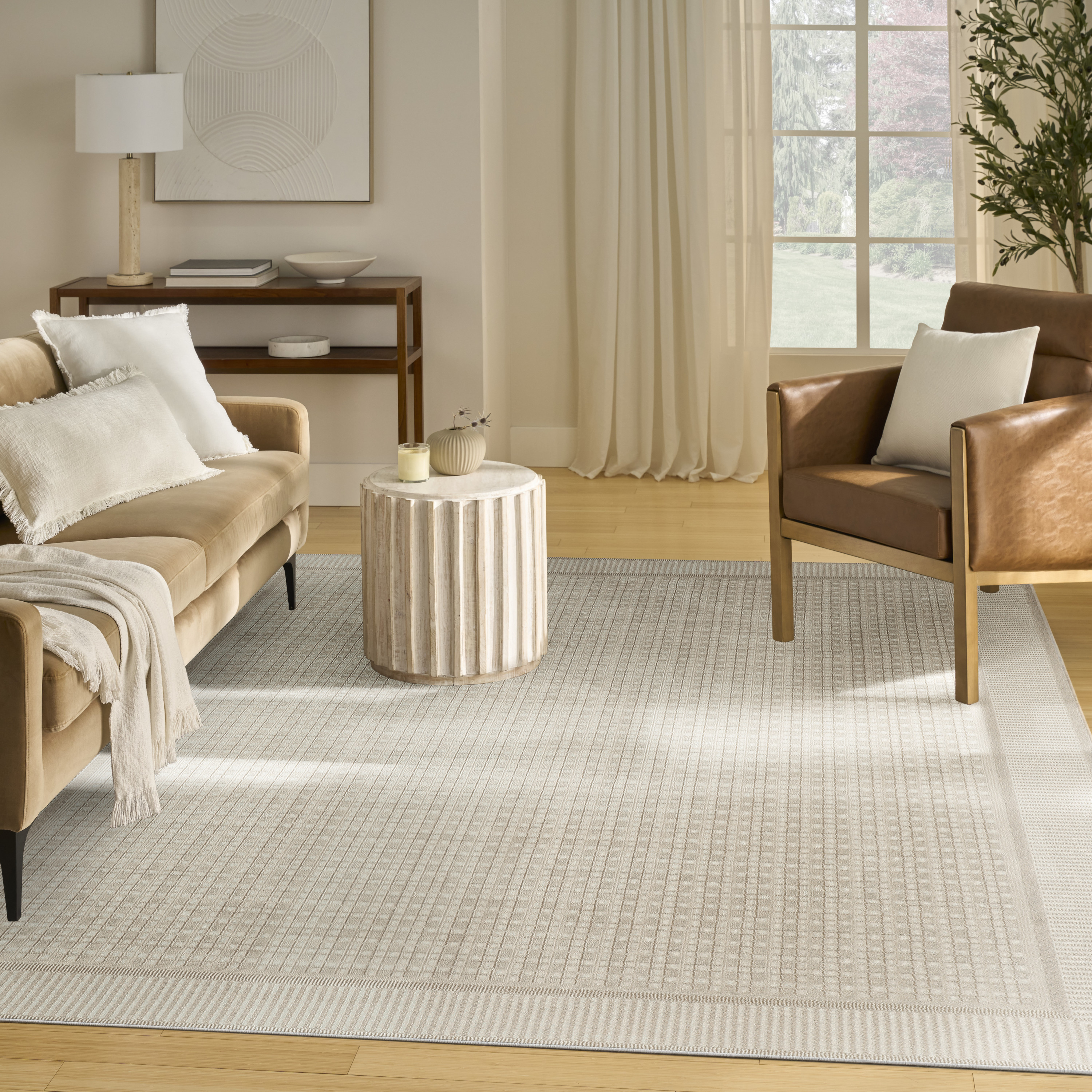 Nourison Nordic 8' x 10' Ivory Modern Indoor Rug