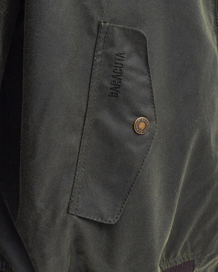 Barbour x Baracuta MA-1 Waxed Harrington Jacket