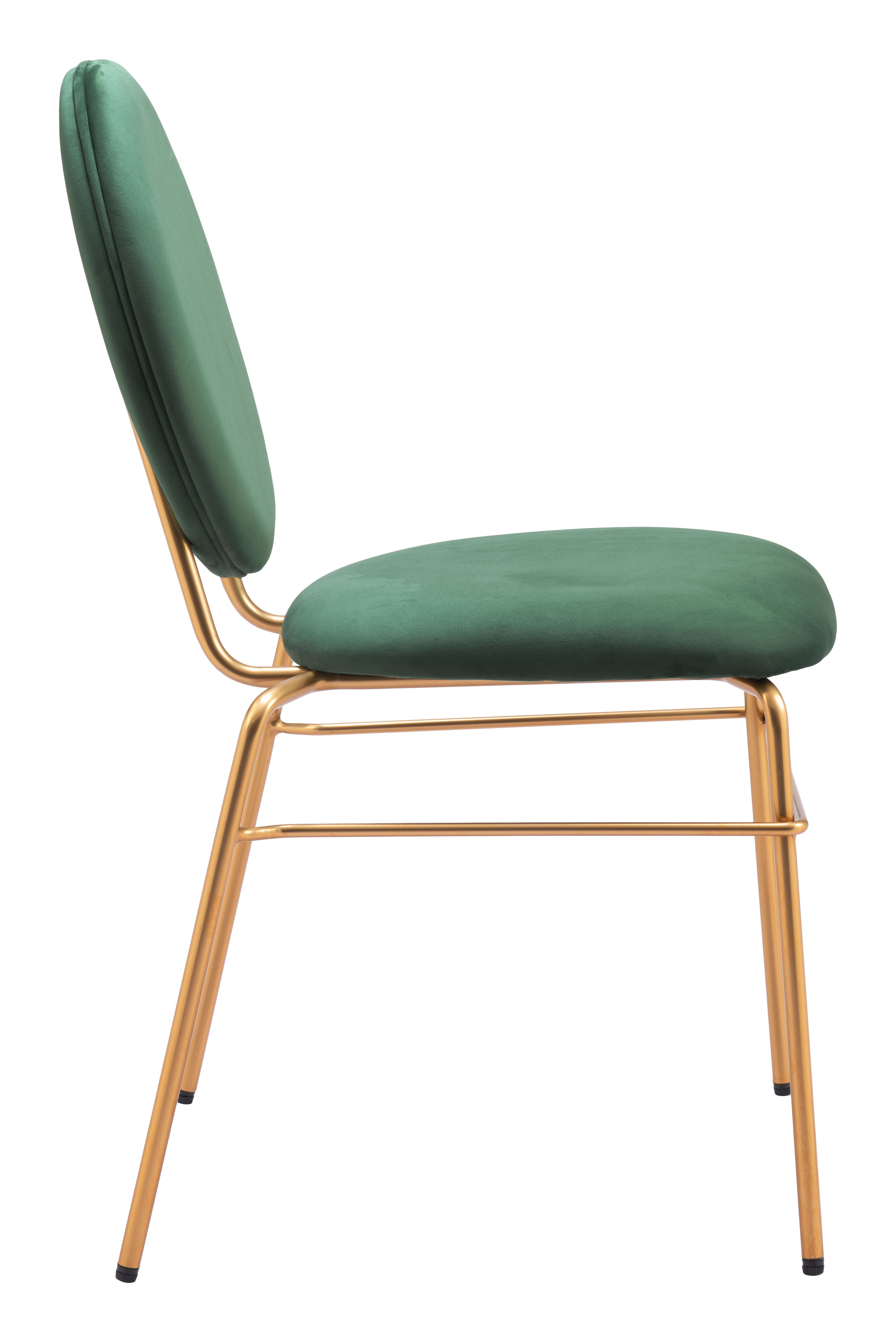 Odessa Dining Chair (Set of 2) Green & Gold product image