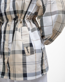 Suri Checked Showerproof Jacket Safari Dress Tartan/Mist