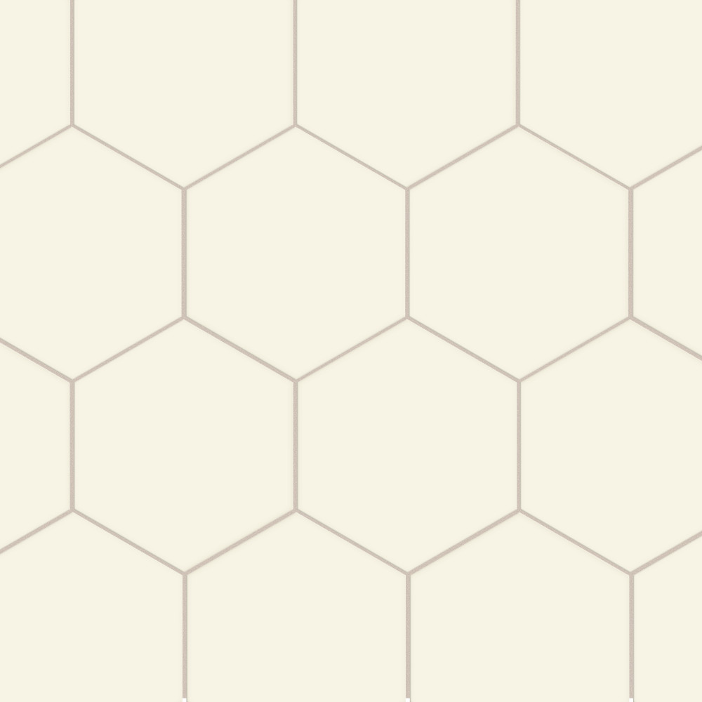 Textile Basic Hex Cotton 8-5/8 in. x 9-7/8 in. Porcelain Floor and Wall Tile