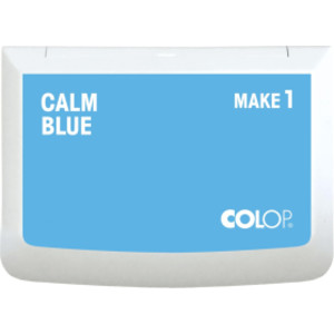 Make 1 Water-Based Acid-Free Craft Ink Stamp Pad, 3.5 x 2 Inches, Calm Blue