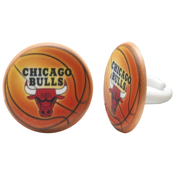 NBA Team Basketball Cupcake Rings
