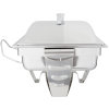 9-quart Maximillian Steel™ rectangular full-size chafer