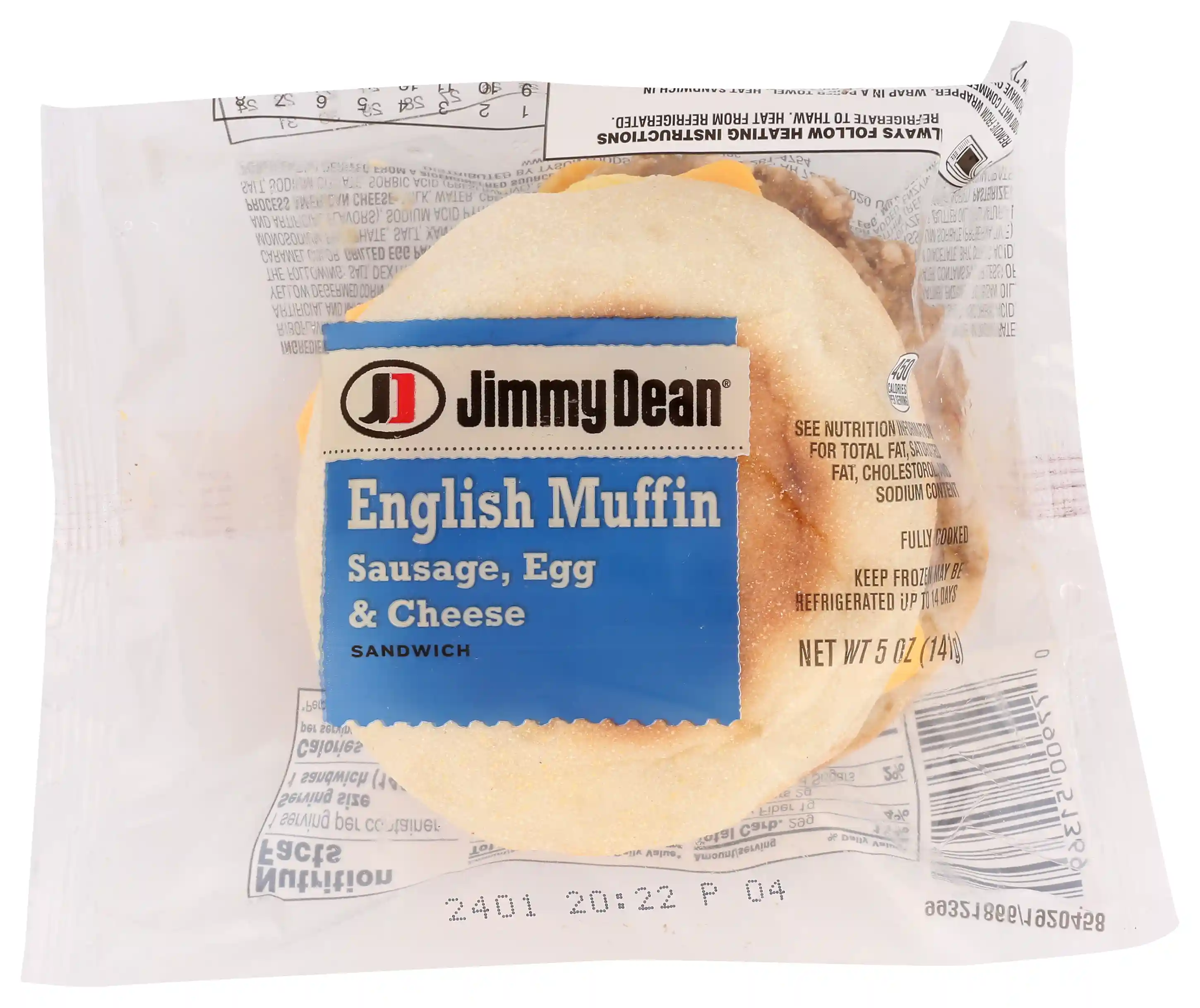 Jimmy Dean® Sausage, Egg & Cheese Muffin_image_21