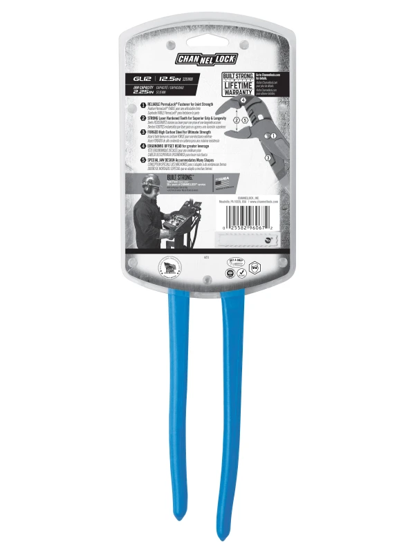 GL12 12.5-inch GRIPLOCK Tongue & Groove Pliers