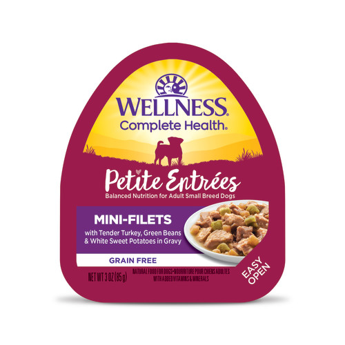 Wellness Complete Health Petite Entrées Mini Fillets Tender Turkey, Green Beans & White Sweet Potato