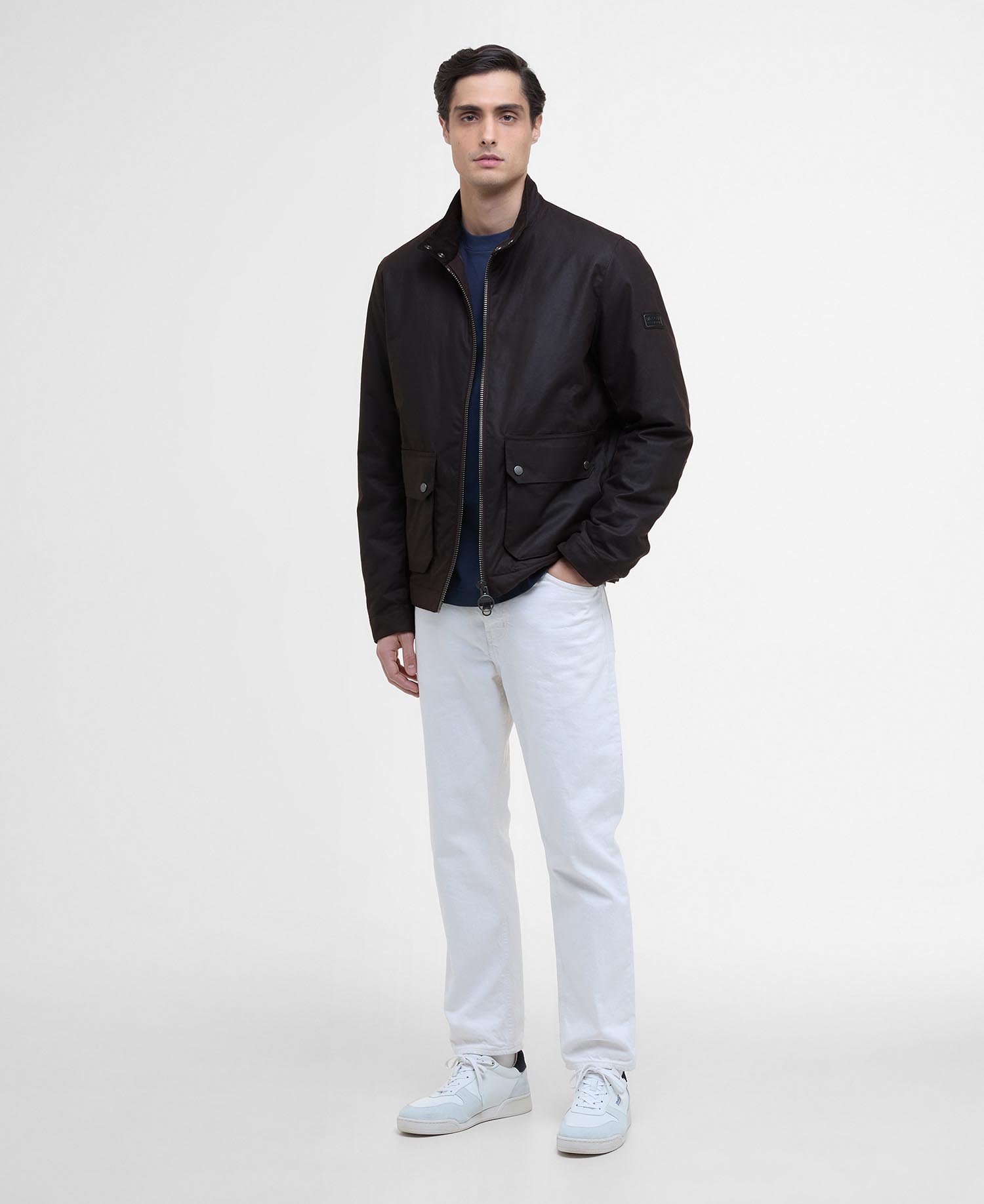 Lutlaw Waxed Harrington Jacket image number 1
