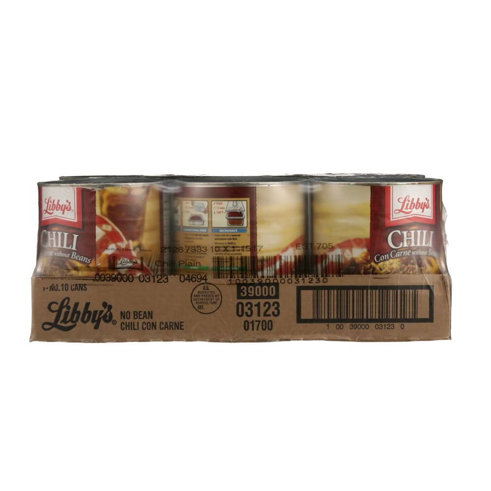 Chili without Beans 10 Can Conagra Foodservice