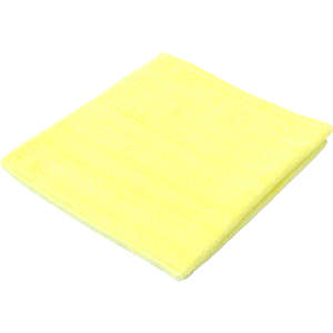 Hillyard, Trident® General Purpose, 16"x16", Microfiber, Cloth, Yellow