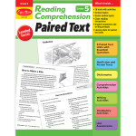 Evan-Moor Educational Publishers Reading Comprehension: Paired Text, Grade 5 EMC3295