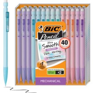 Mechanical Pencil Xtra Life, Pastel Colors, 40 Count