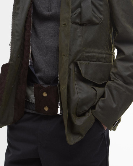 Barbour x TO KI TO gewachste Fahrerjacke