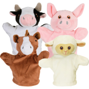 My First Puppets: Farm, Set of 4