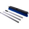 Carlisle, Sweep Complete, 24in, Floor Sweep with Squeegee, Plastic Bristles, Blue