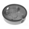 Weatherproof Backbox Die Cast Aluminum Grey 5-1/8 in. Dia. x 1-5/8 in. Deep For Use with 4 in. AC Bells