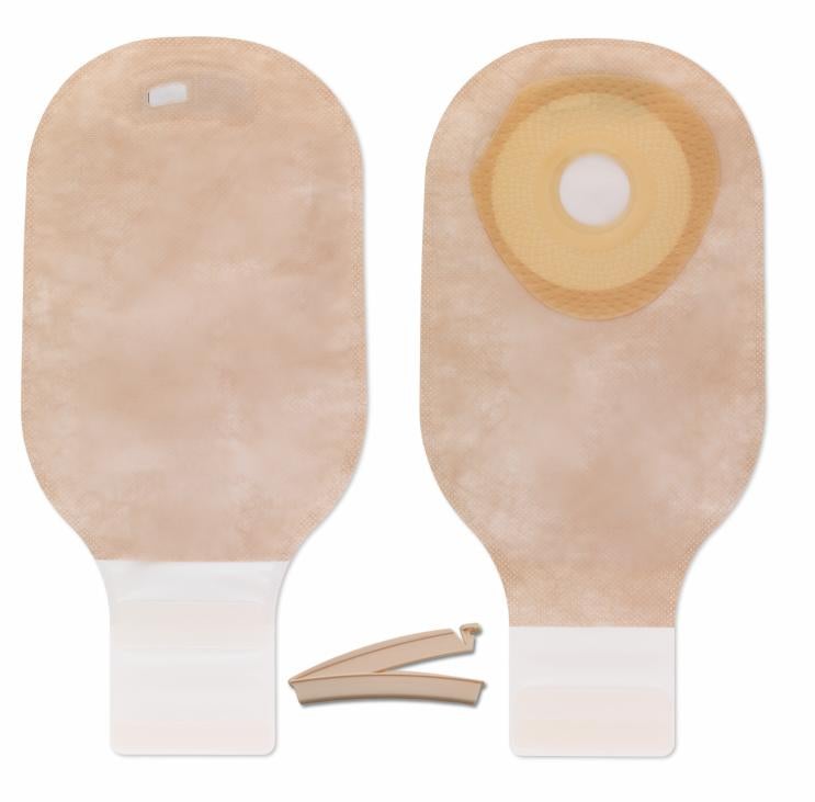 Premier™ One-Piece Transparent Colostomy Pouch, Pre-cut to Fit 40 mm Stomas