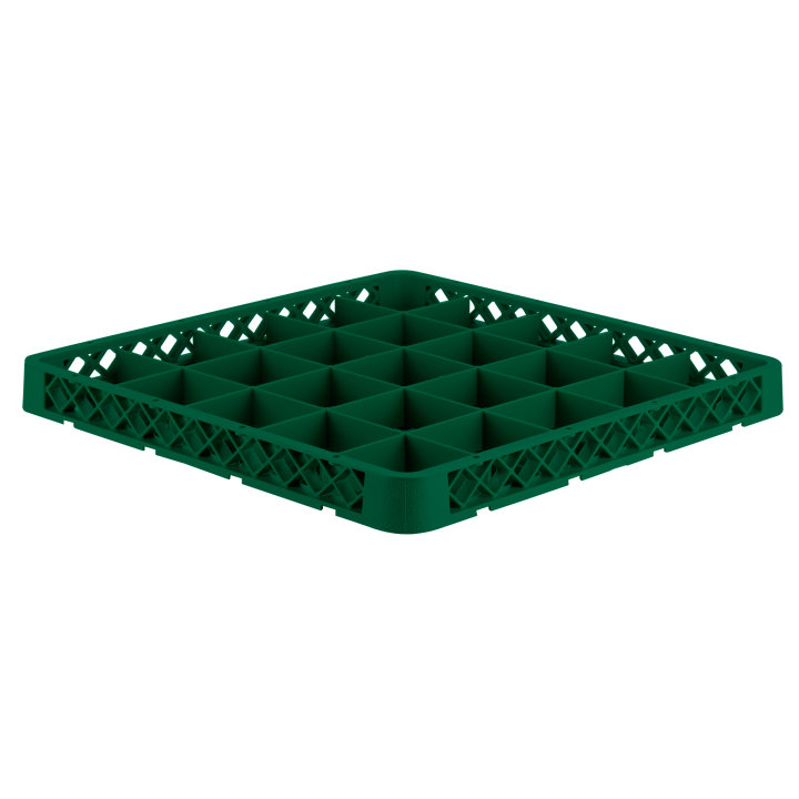 Traex® Full-Size Green 25 Compartment Glass Rack Extender