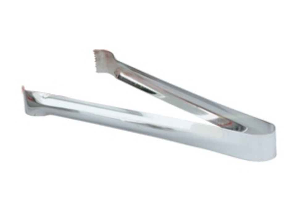 9-inch economy stainless steel pom tongs