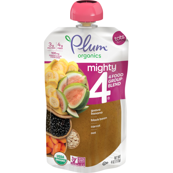 Blends Guava, Pomegranate, Black Bean, Carrot, Oat Tots Pouch