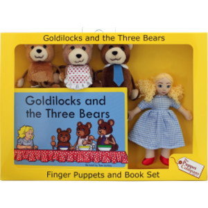 Goldilocks Finger Puppets and Book Set
