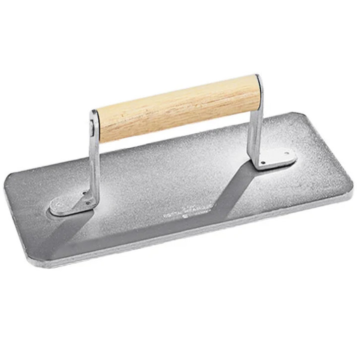 9- x 4.5-inch chrome-plated steel steak weight