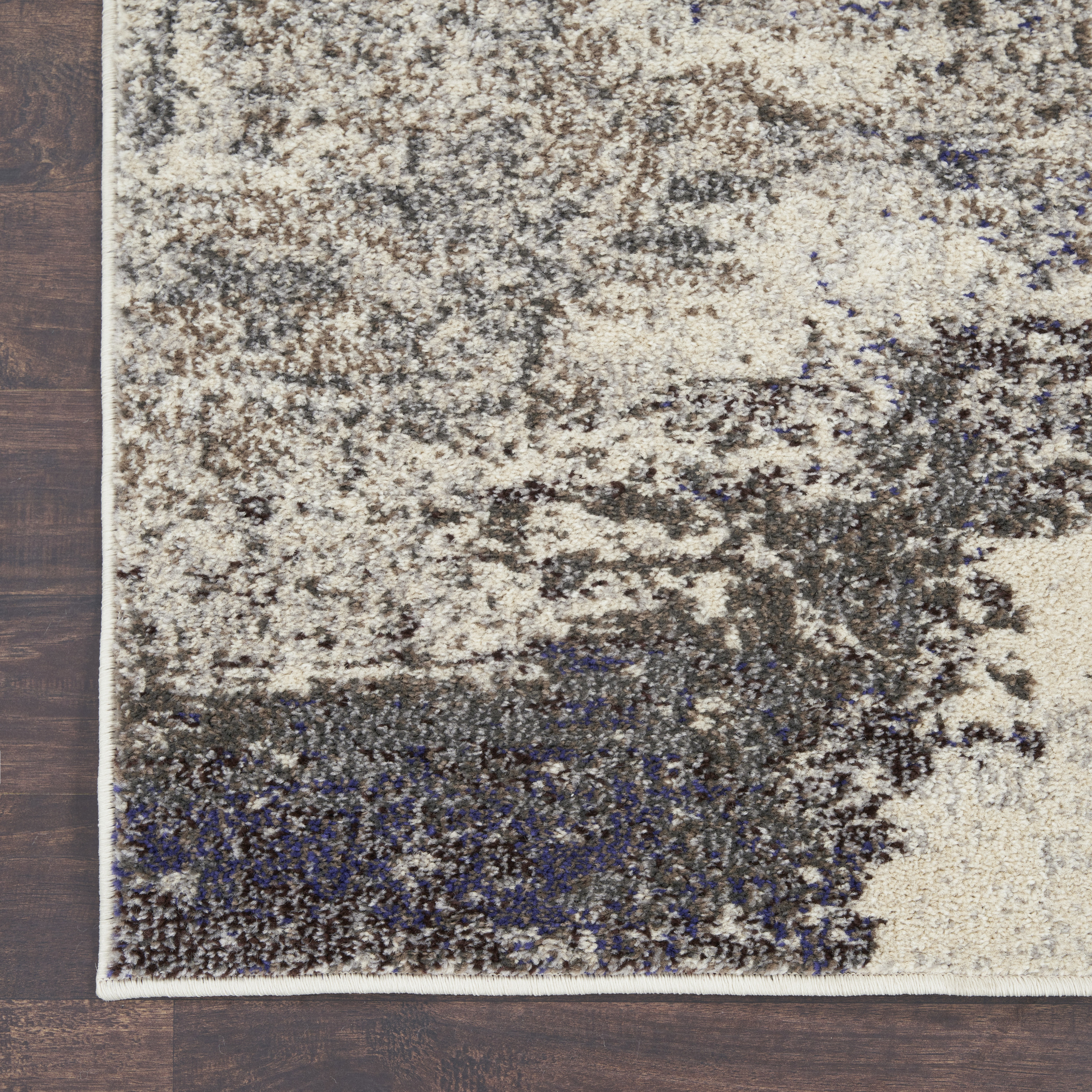 Nourison Celestial 10' x 14' Ivory Grey Modern Indoor Rug