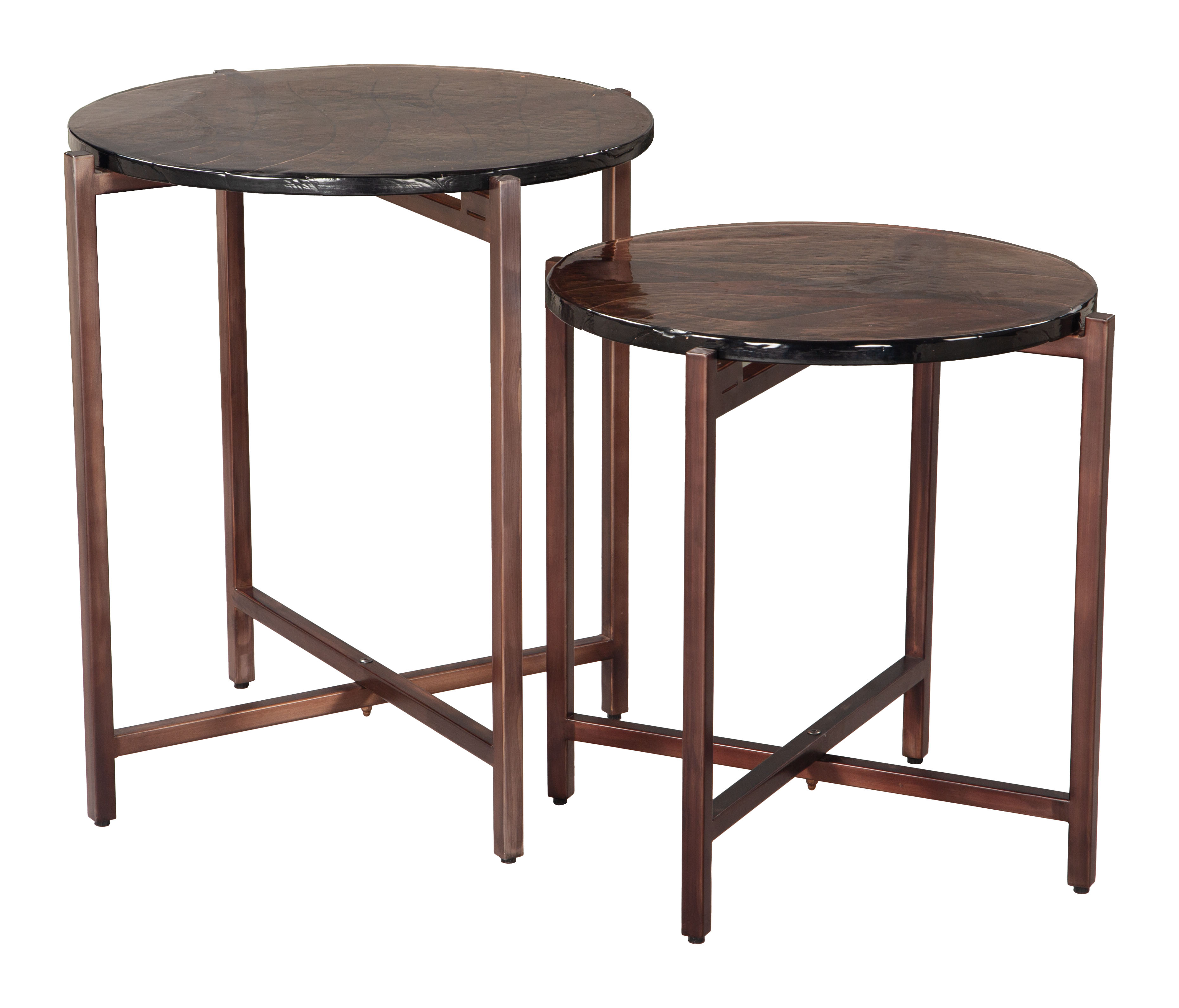 Gema Coffee Table Set (2-Piece) Bronze product image