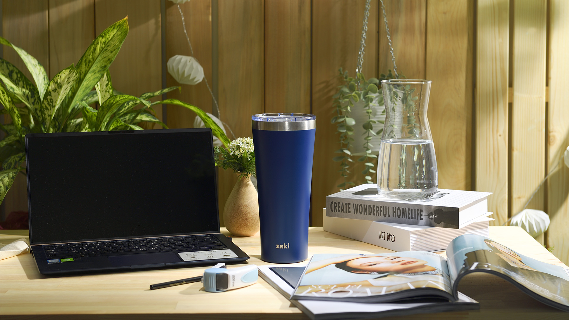 Alpine 30 ounce Stainless Steel Vacuum Insulated Tumbler with Straw, Indigo slideshow image 7 Alpine 30 ounce Stainless Steel Vacuum Insulated Tumbler with Straw, Indigo slideshow image 7
