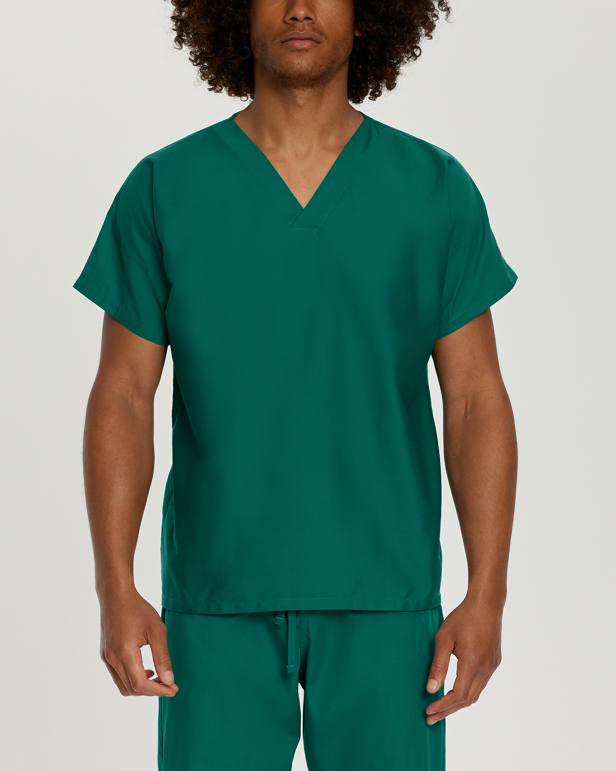 Landau Scrub Zone Unisex V-Neck Scrub Top-Landau