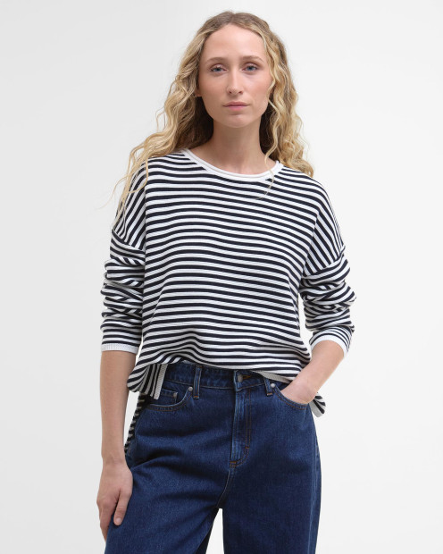 Pullover Marine Striped Rundhalsausschnitt 