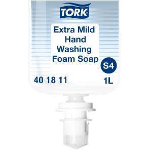 Essity, Extra Mild Foam Soap, Tork Foam Skincare S4 Dispenser 1 Liter