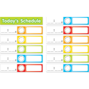 Add-Ons Schedule Cards, Pocket Chart, 24 cards
